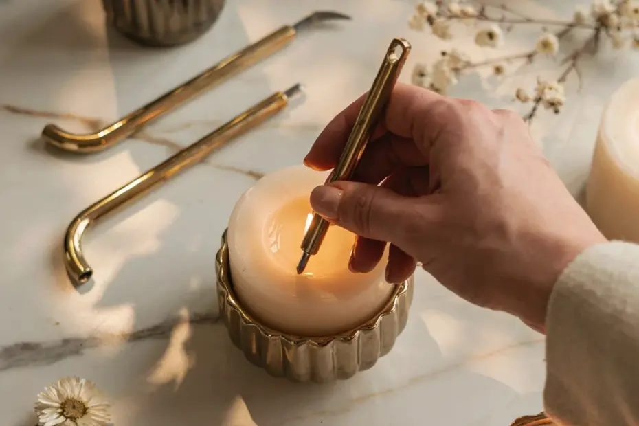 Aesthetic Candle Decor | Cozy Living Room Ambiance on a Budget