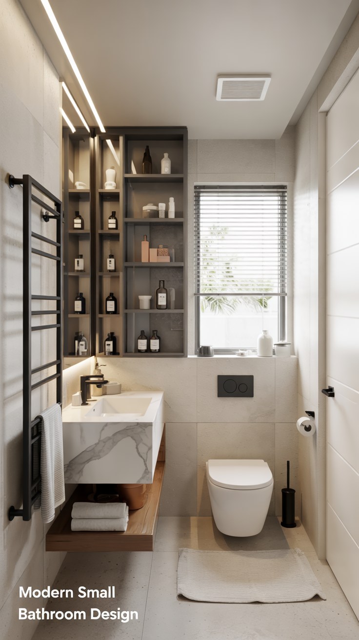 Modern Small Bathroom Design Ideas for Luxury Spa Style