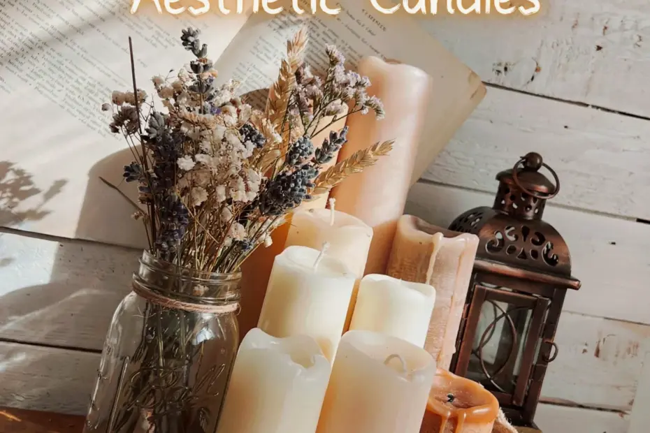 DIY Floral Candle | Easy Pressed Flower Candle Decor | Simple Home Craft