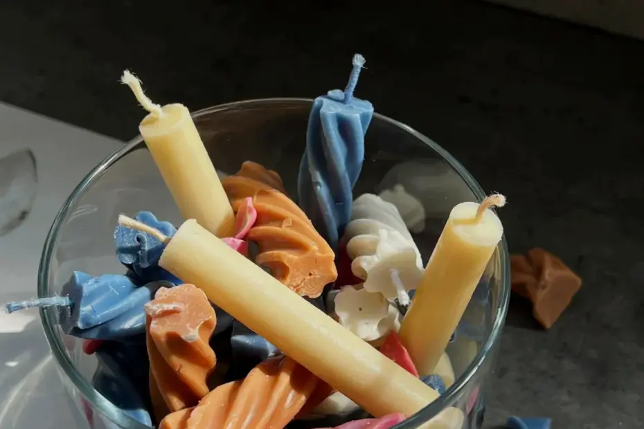 DIY recycled candles: the before and after that made them our bestseller