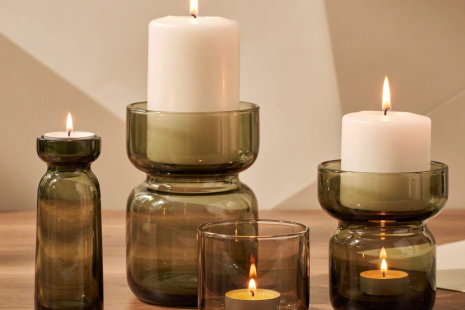 Glass Candleholder Styling Ideas | Elegant Candle Decor for Tablescapes | Modern Home