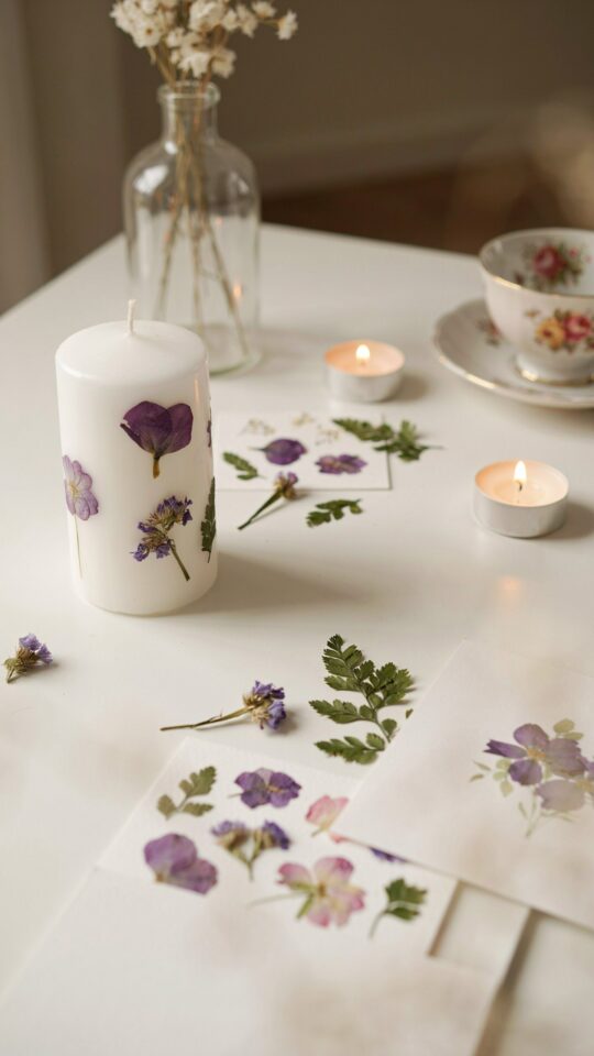 Candle Decorating Ideas | Cozy Table Setting with Minimalist Vignettes | Home Styling
