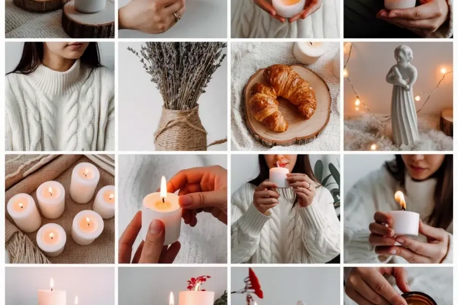 Handmade Soy Wax Candles Visual | How to Style for Instagram Photos