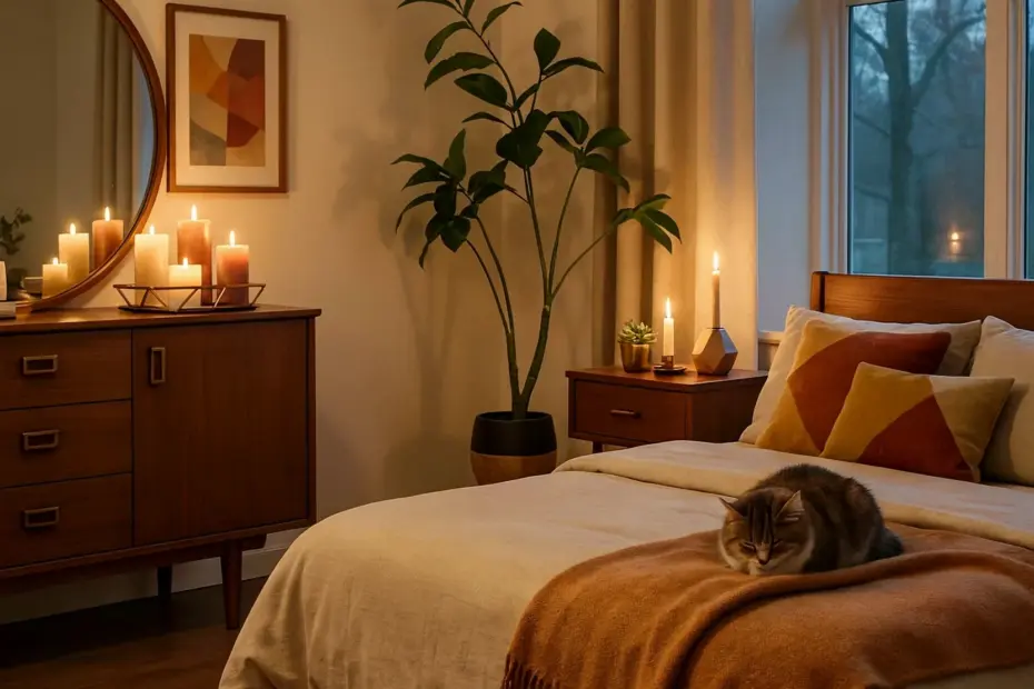 Candle Decor Ideas for a Cozy Bedroom Before & After