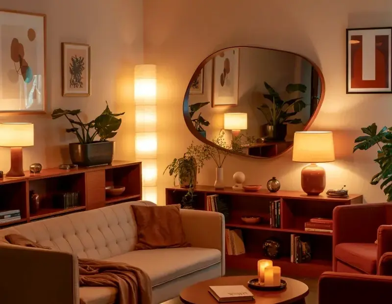 Cozy Living Room Candle Decor on a Budget | Retro Modern Ideas